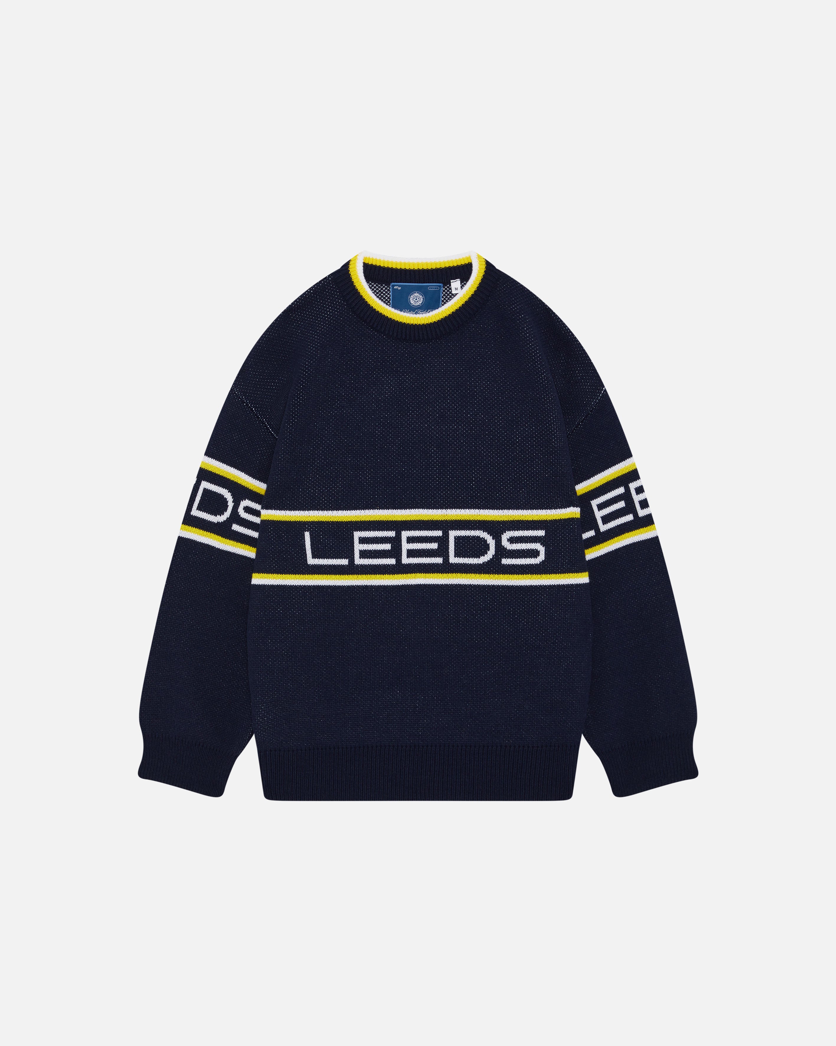 ART OF x Leeds United Heritage Knitted Jumper | LUFC Football Knitwear