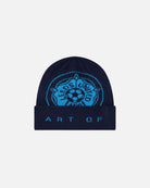ART OF Leeds Heritage Beanie | LUFC Navy Knitted Football Accessories