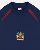 ART OF x Burnley Navy Panelled Sweat | BFC Embroidered Football Merch