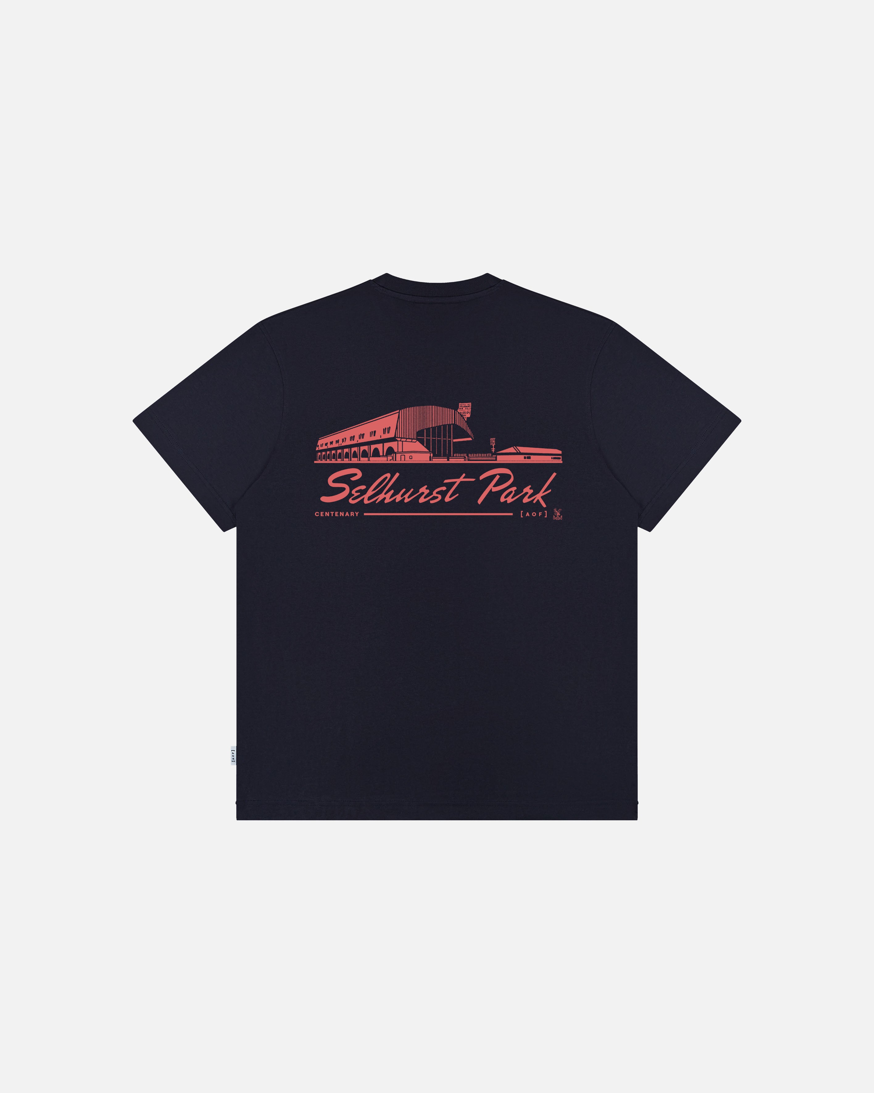 ART OF Crystal Palace Stadium Tee | CPFC Navy Graphic Football T-shirt