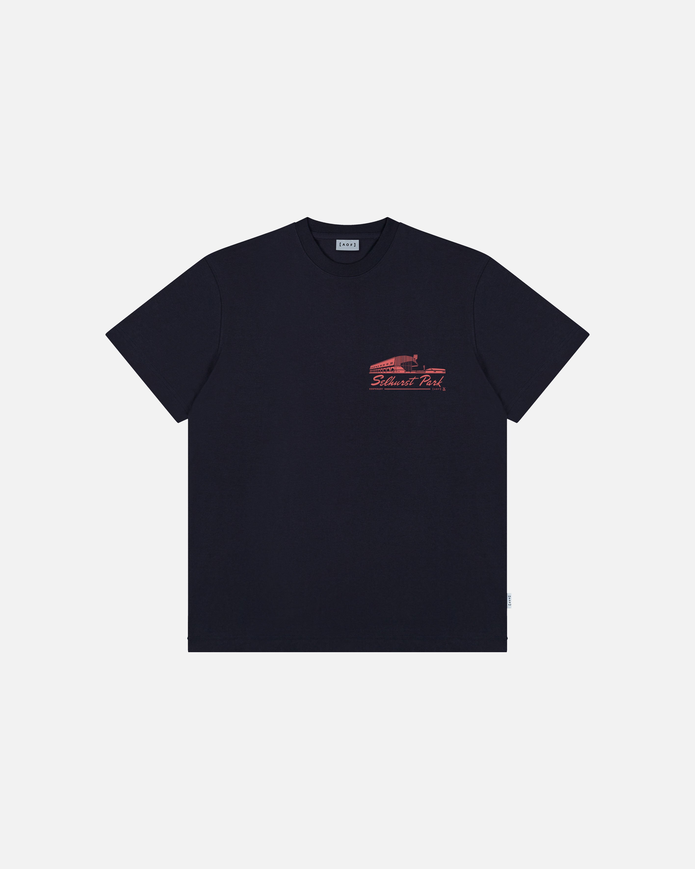 ART OF Crystal Palace Stadium Tee | CPFC Navy Graphic Football T-shirt