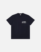 ART OF Rangers Ibrox Stadium Tee | RFC Navy Graphic Football T-shirt