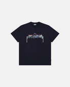 ART OF Tartan Invasion Tee | Scotland Navy Graphic Football T-shirt