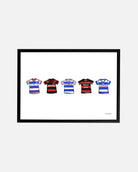 ART OF x QPR Classics Framed Print | Football Wall Art
