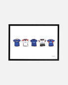 ART OF Rangers Classics Framed Print | RFC Football Wall Art