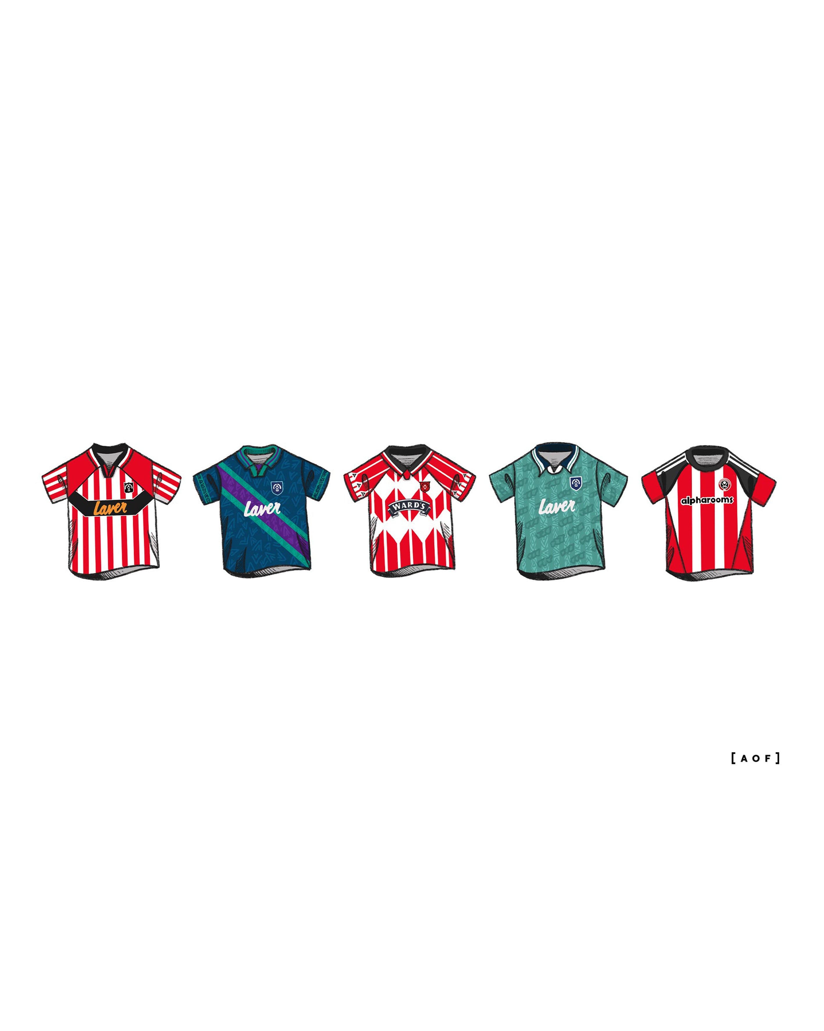 ART OF x Sheffield United Classics Framed Print | SUFC Football Art