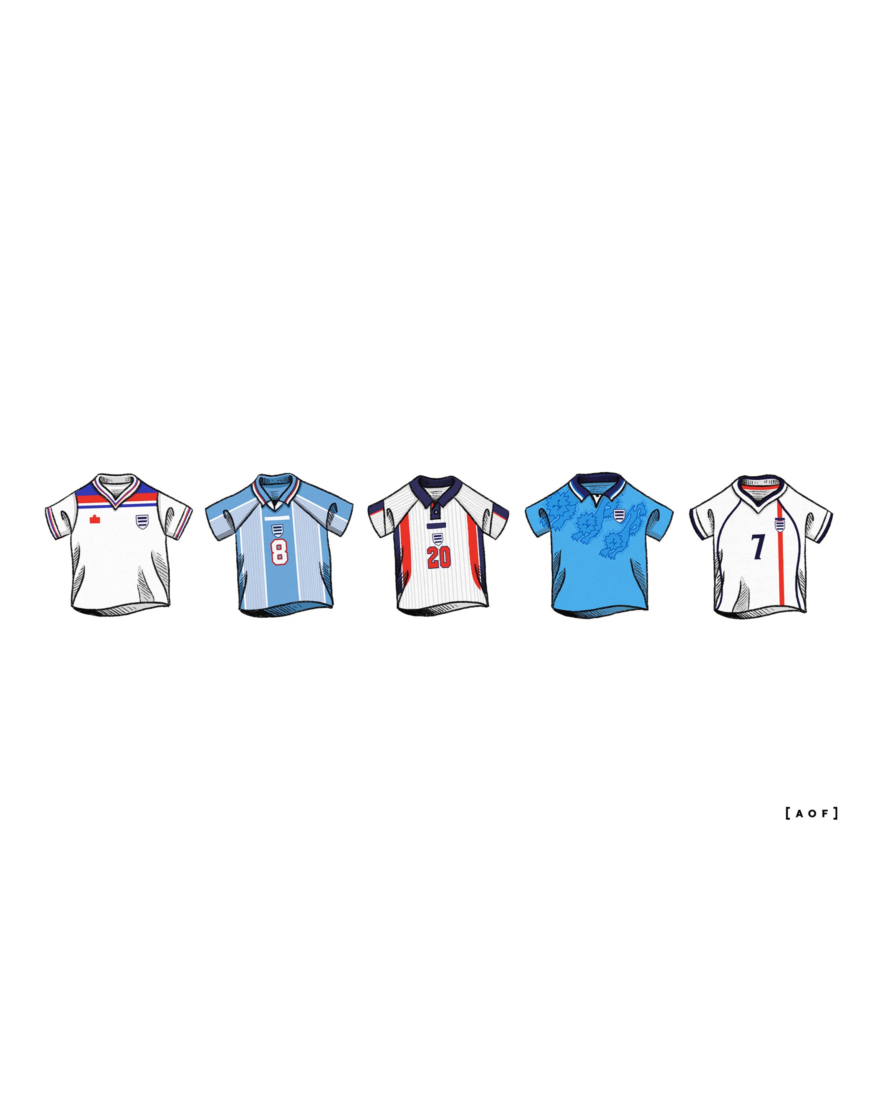 ART OF God Save The Classics Framed Print | England Football Art