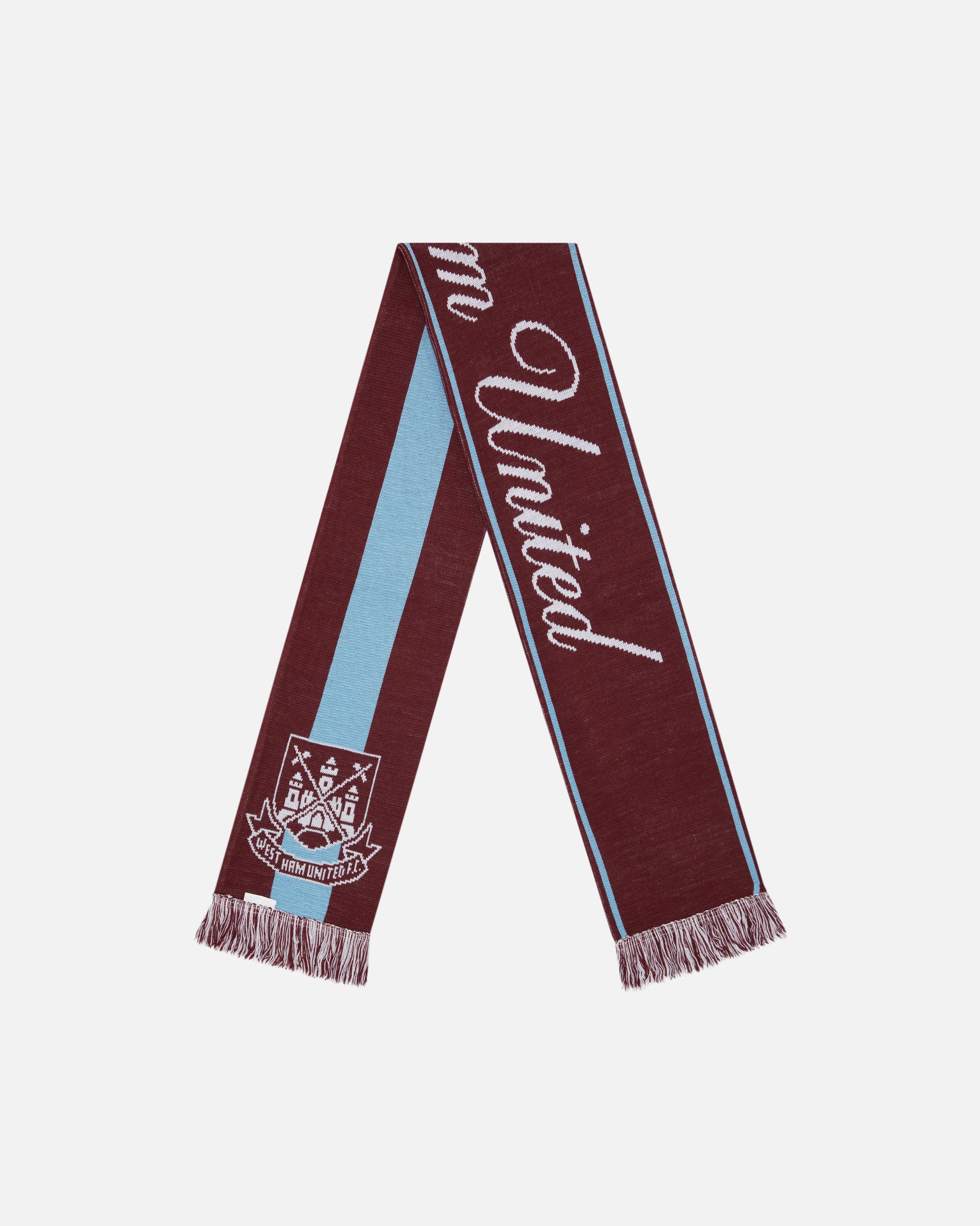 ART OF x West Ham Heritage Scarf | WHUFC Knitted Football Accessories