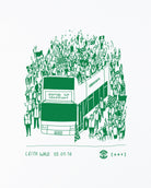 ART OF x Hibernian Leith Walk Tee | HFC White Graphic Football T-shirt