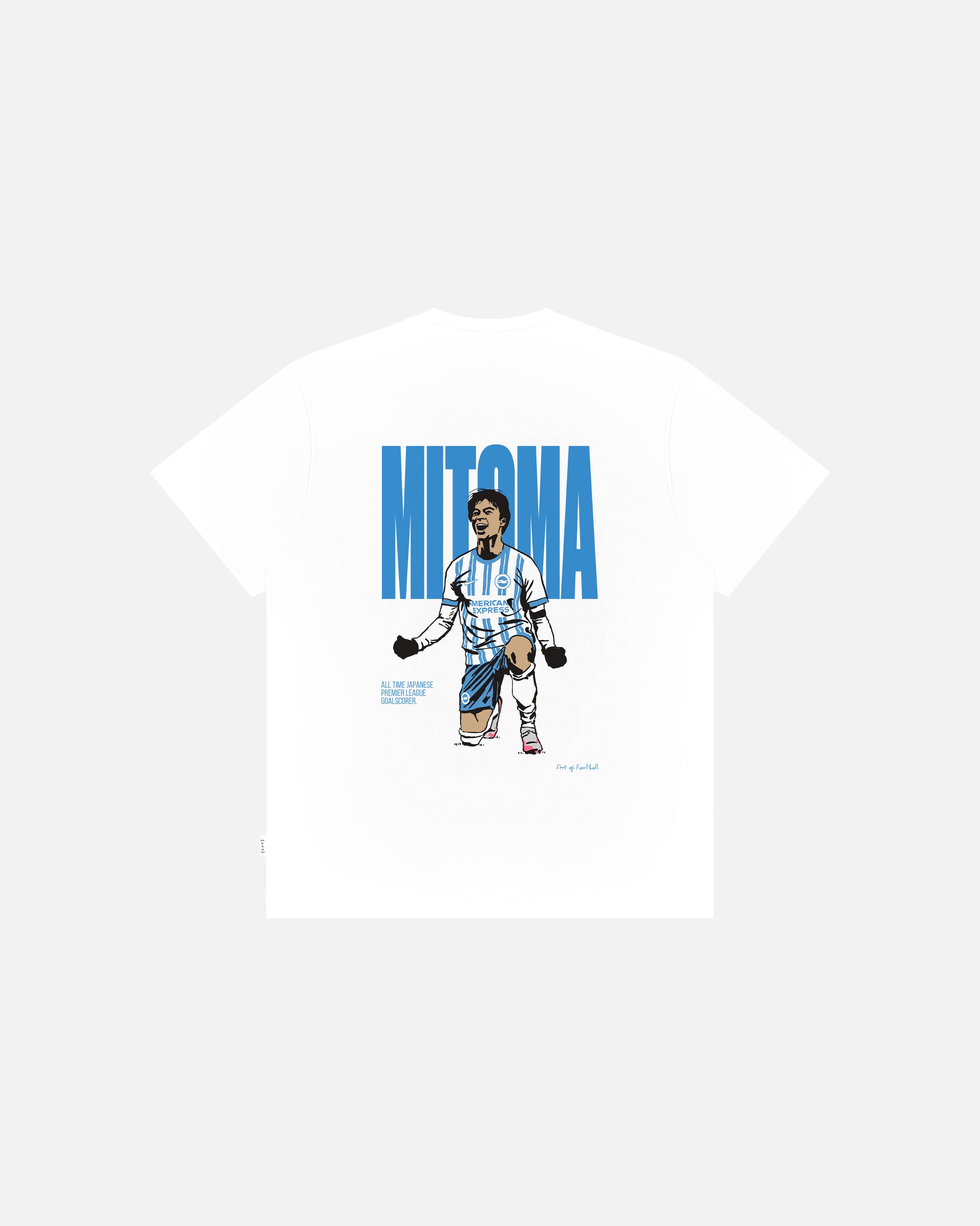ART OF Brighton Record Breaker | BHAFC White Graphic Football T-shirt
