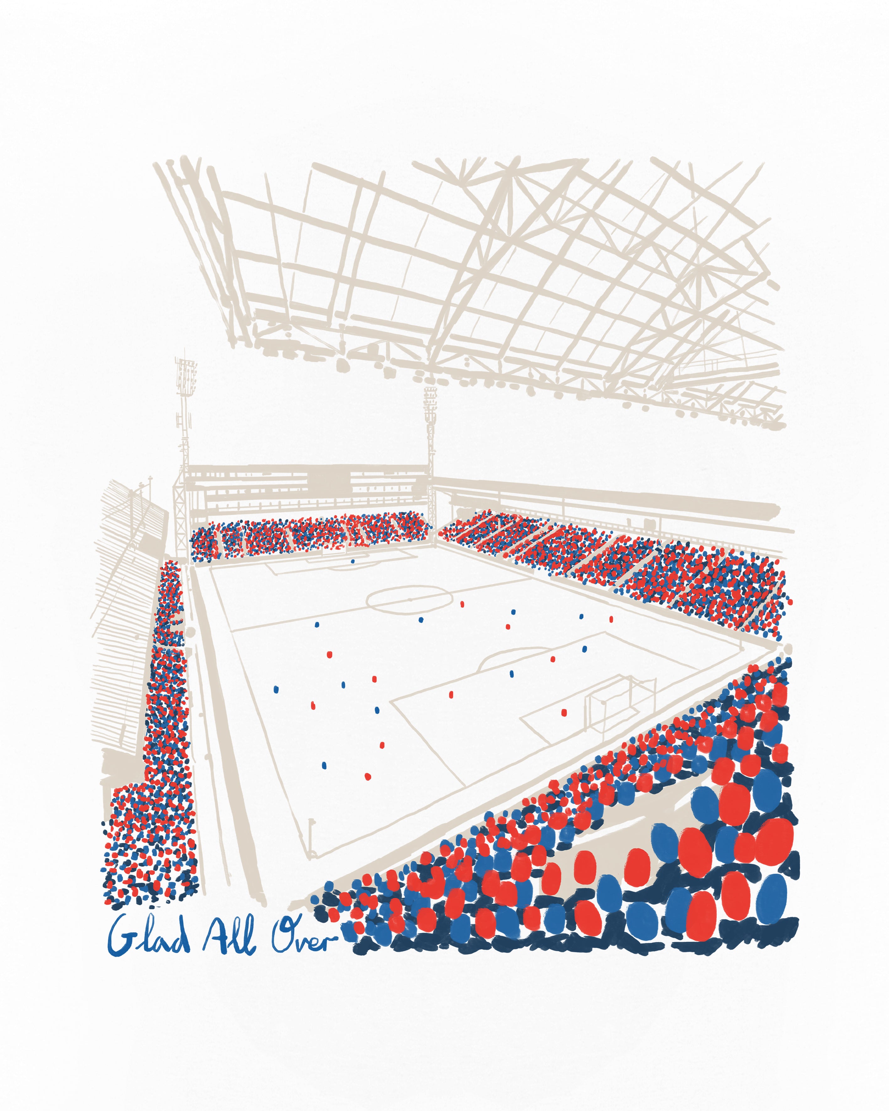 ART OF x Crystal Palace 12th Man Tee | CPFC White Football T-shirt