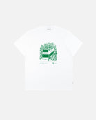 ART OF x Hibernian Leith Walk Tee | HFC White Graphic Football T-shirt