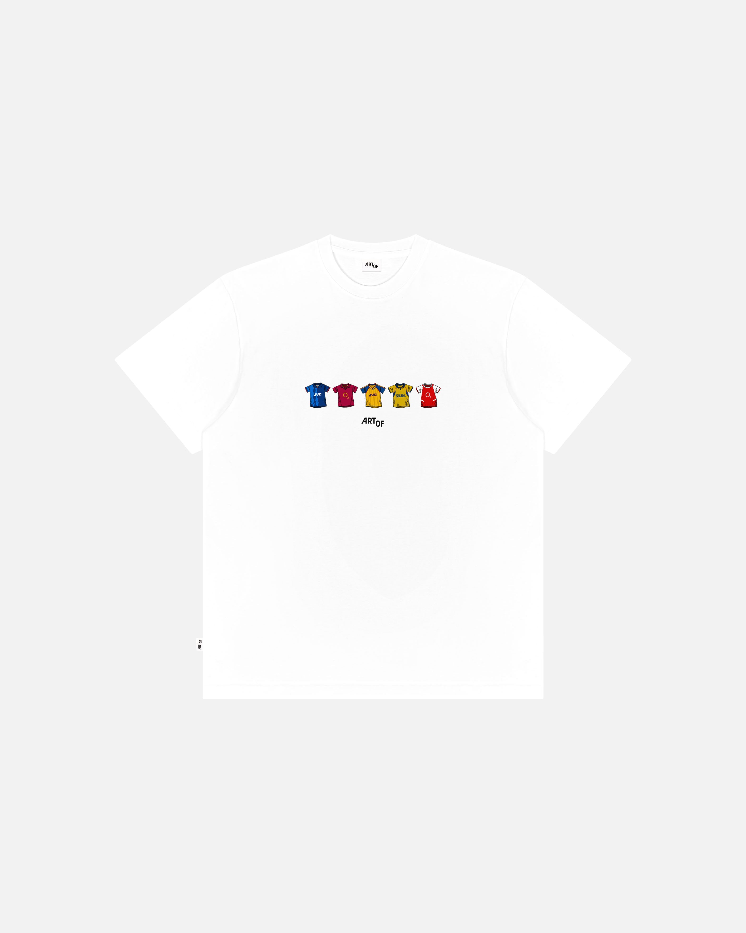 ART OF AFC Printed Classics Tee | White Graphic Football T-shirt