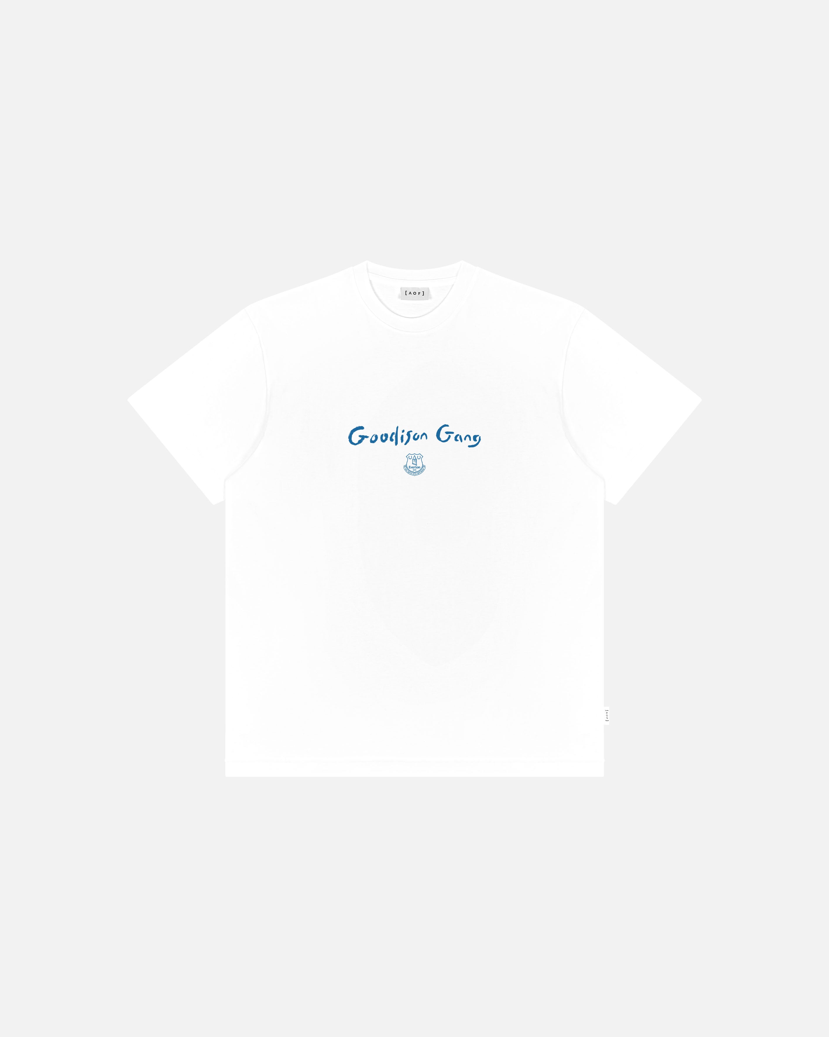 ART OF x Everton Goodison Gang Tee | EFC White Graphic Football T-shirt