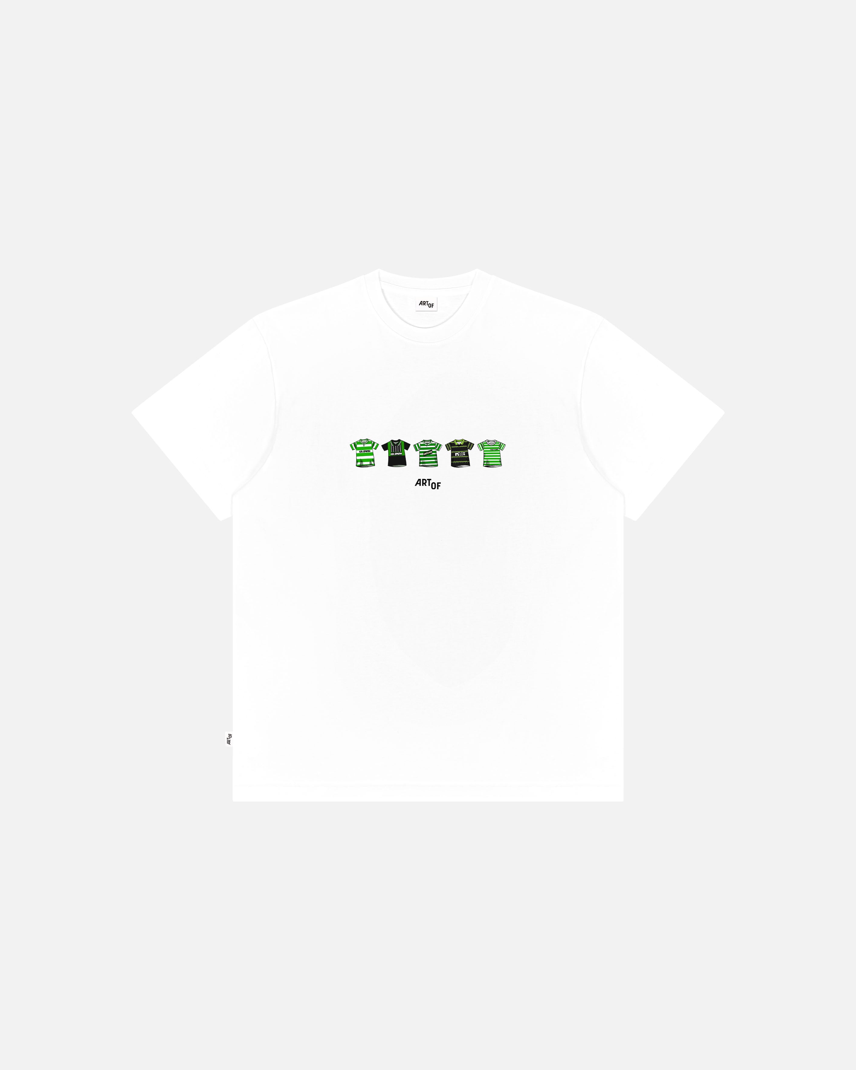 ART OF Bhoys Classics Tee | Celtic White Graphic Football T-shirt