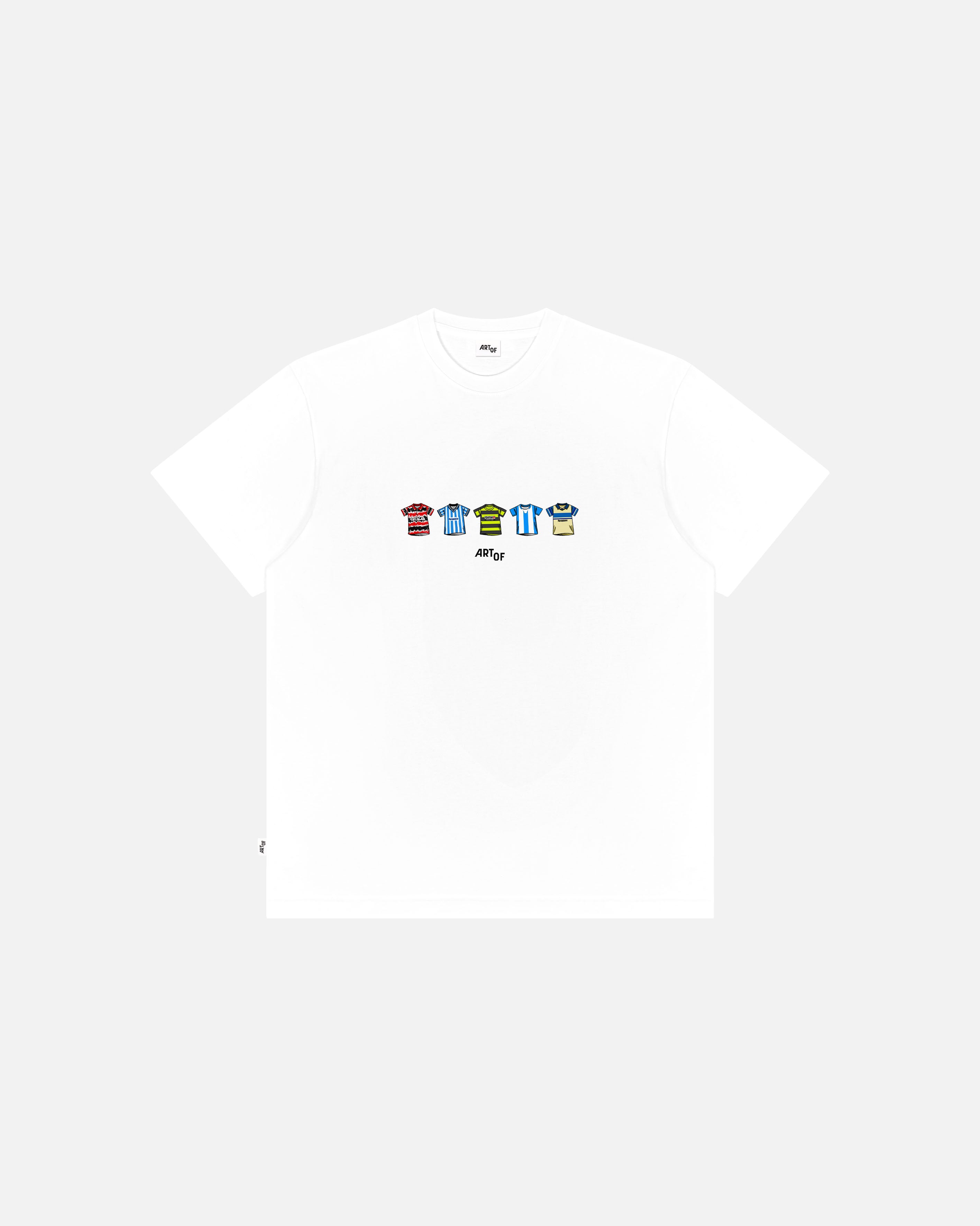 ART OF Huddersfield Classics Tee | HTFC White Graphic Football T-shirt
