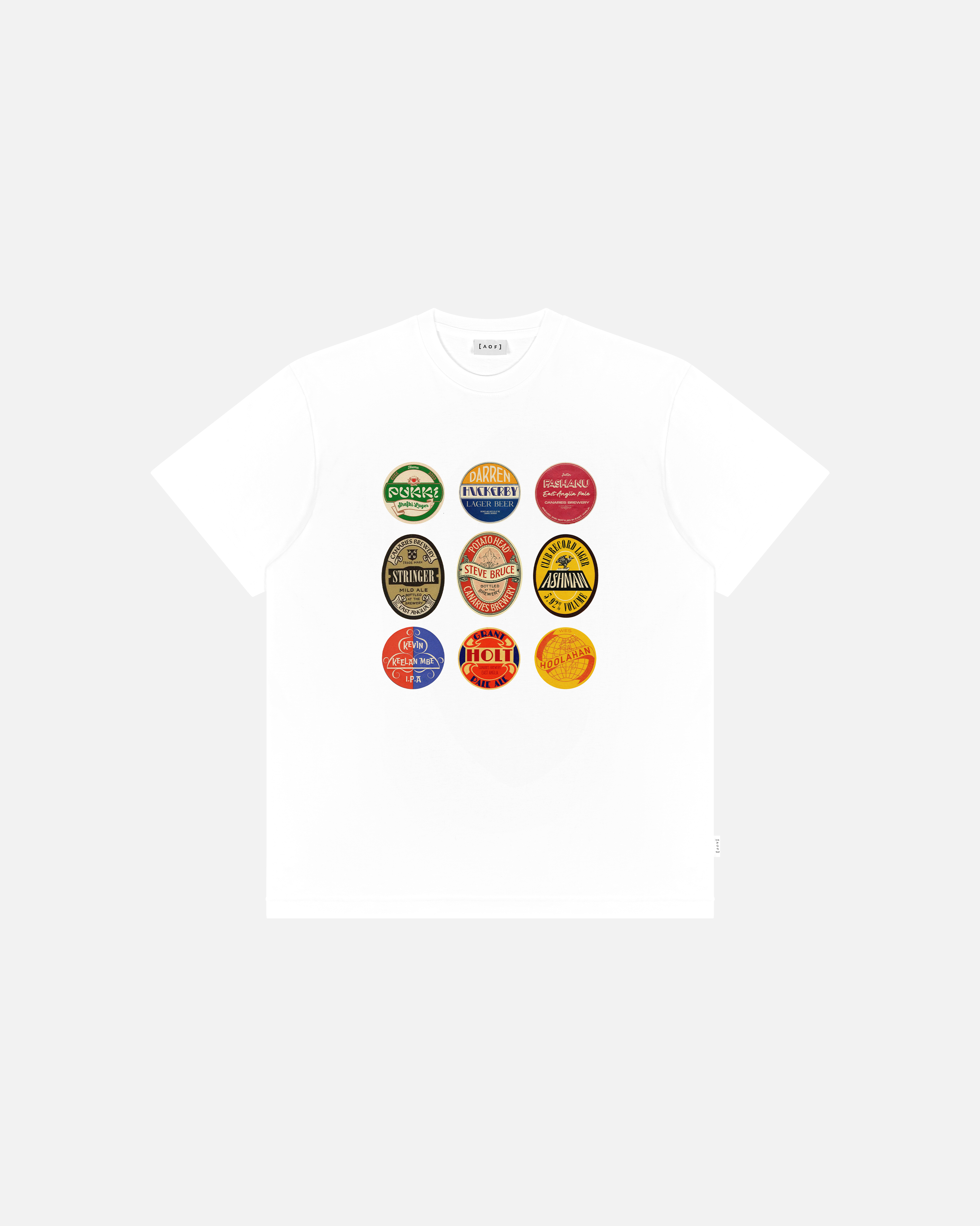 ART OF Norwich Canaries Brewery Tee | NCFC White Football T-shirt