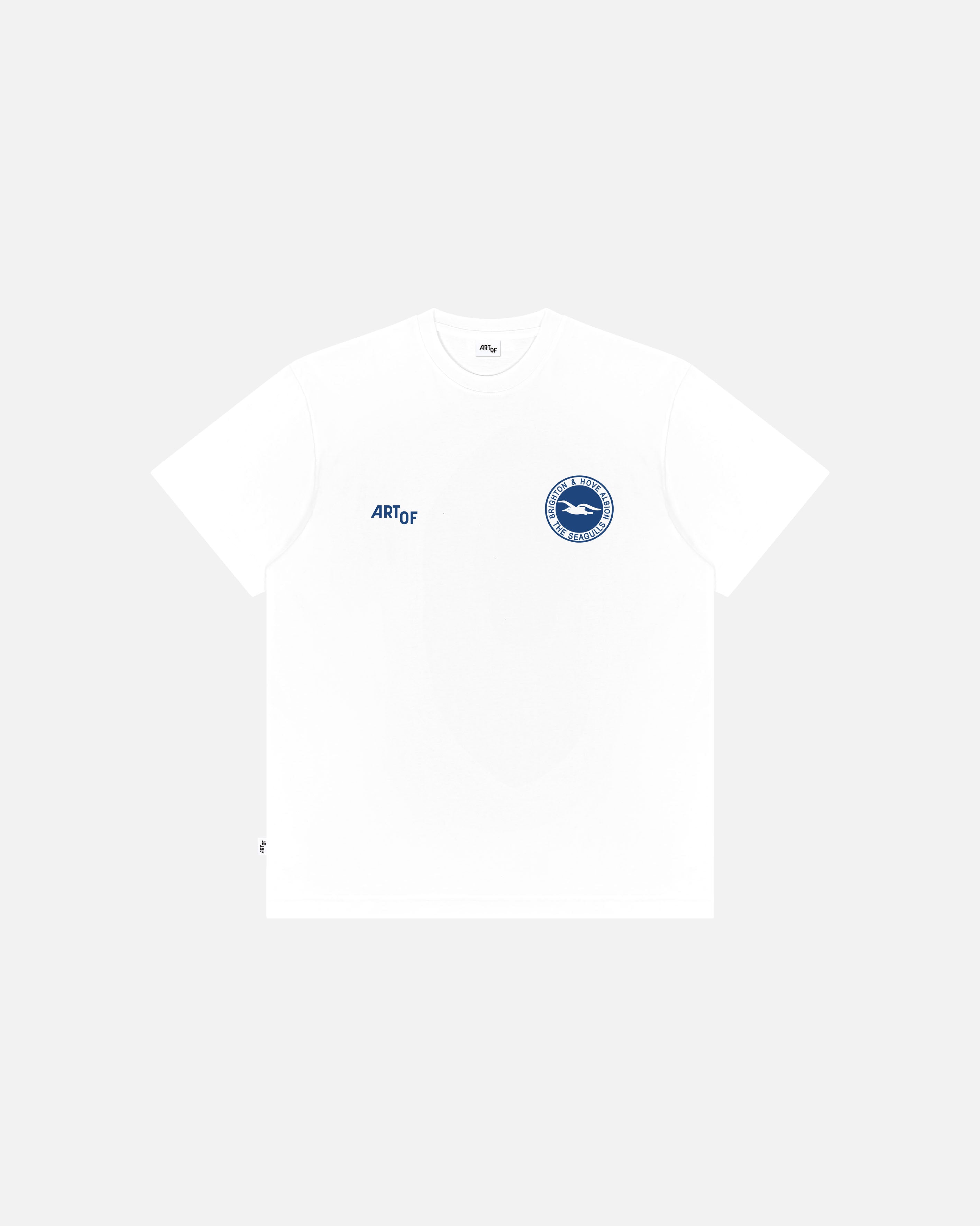 ART OF x Brighton Heritage Tee | BHAFC White Graphic Football T-shirt