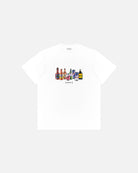ART OF Up The European Tour Tee | AVFC White Graphic Football T-shirt