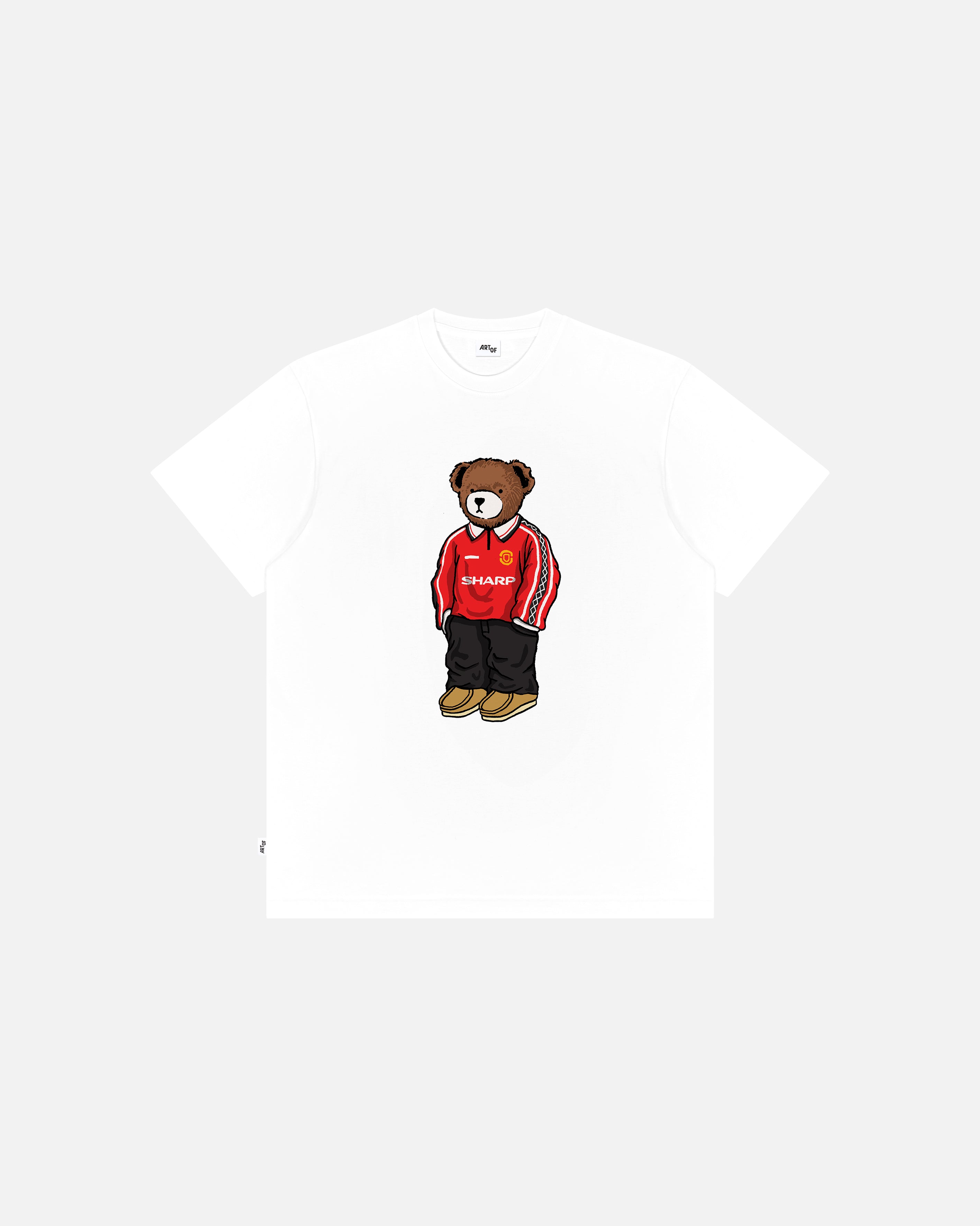 ART OF United Home Pickles Tee | MUFC White Graphic Football T-shirt
