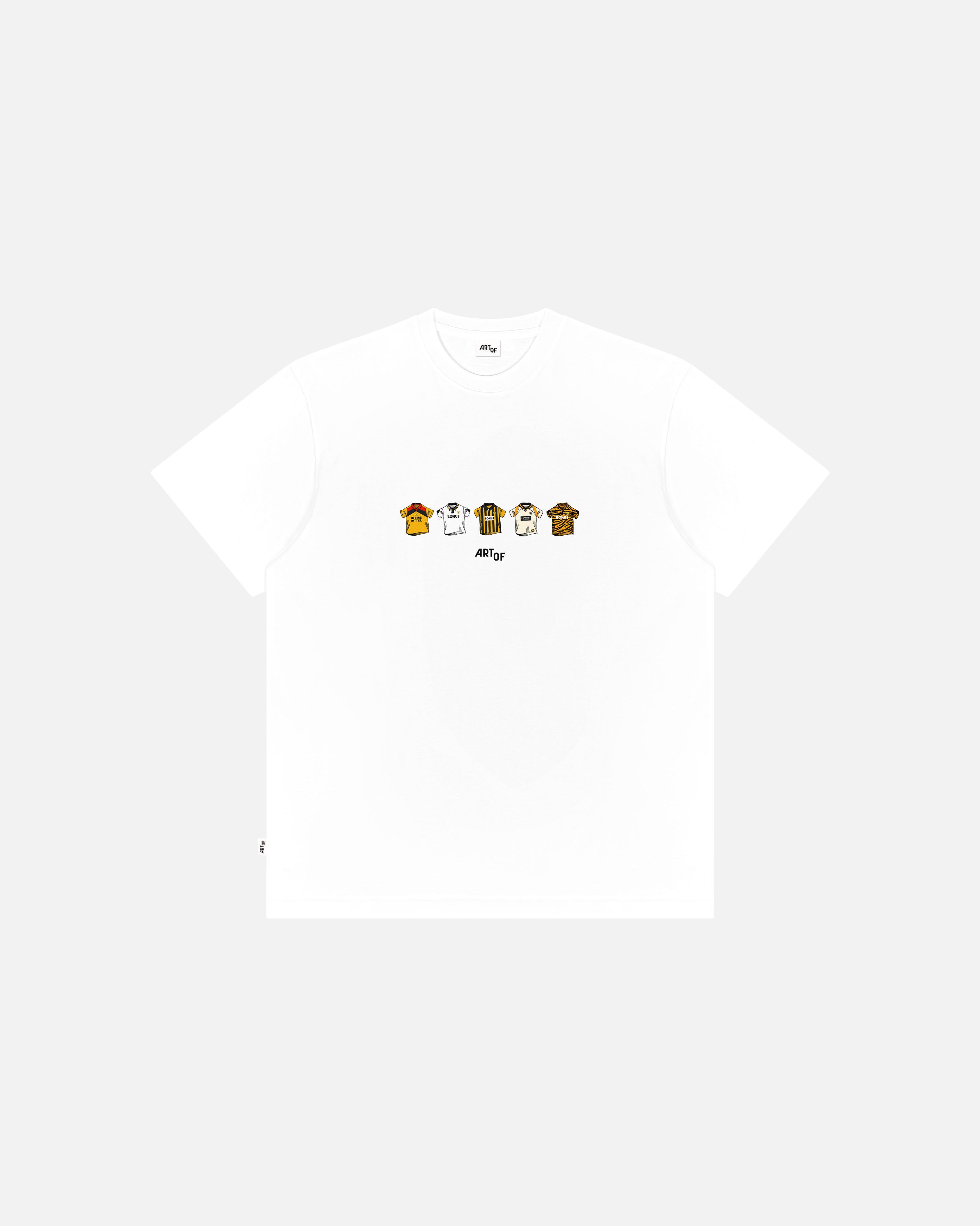 ART OF Hull Printed Classics Tee | White Graphic Football T-shirt