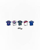ART OF Scotland Printed Classics Tee | White Graphic Football T-shirt