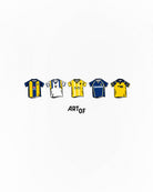 ART OF x Oxford Classics Tee | OUFC White Graphic Football T-shirt