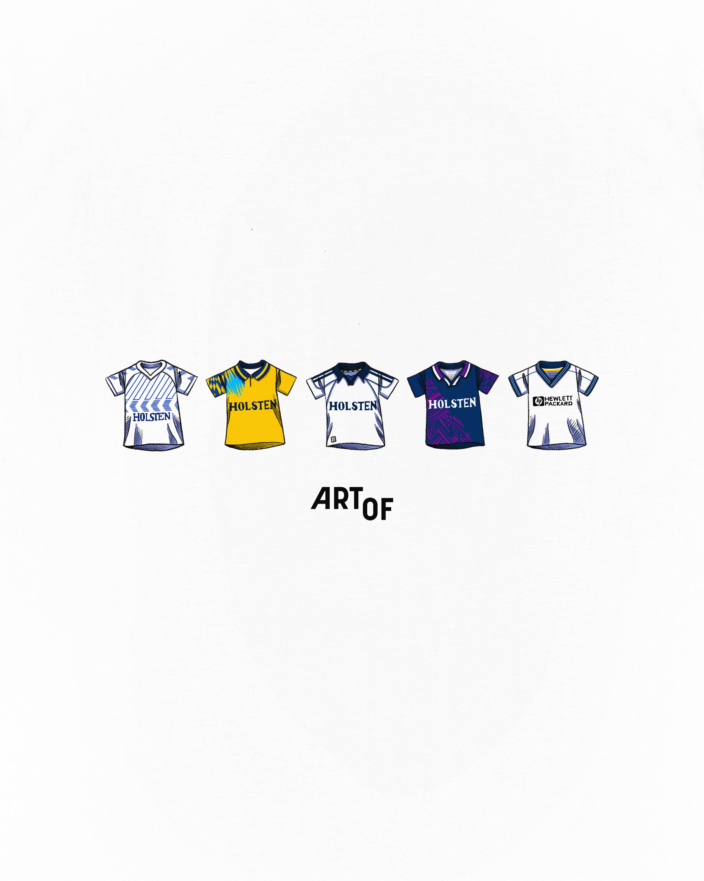 ART OF x Spurs Classics Tee | THFC White Graphic Football T-shirt