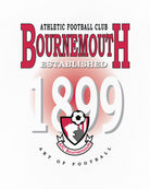 ART OF x Bournemouth Retro Graphic Tee | AFCB White Football T-shirt