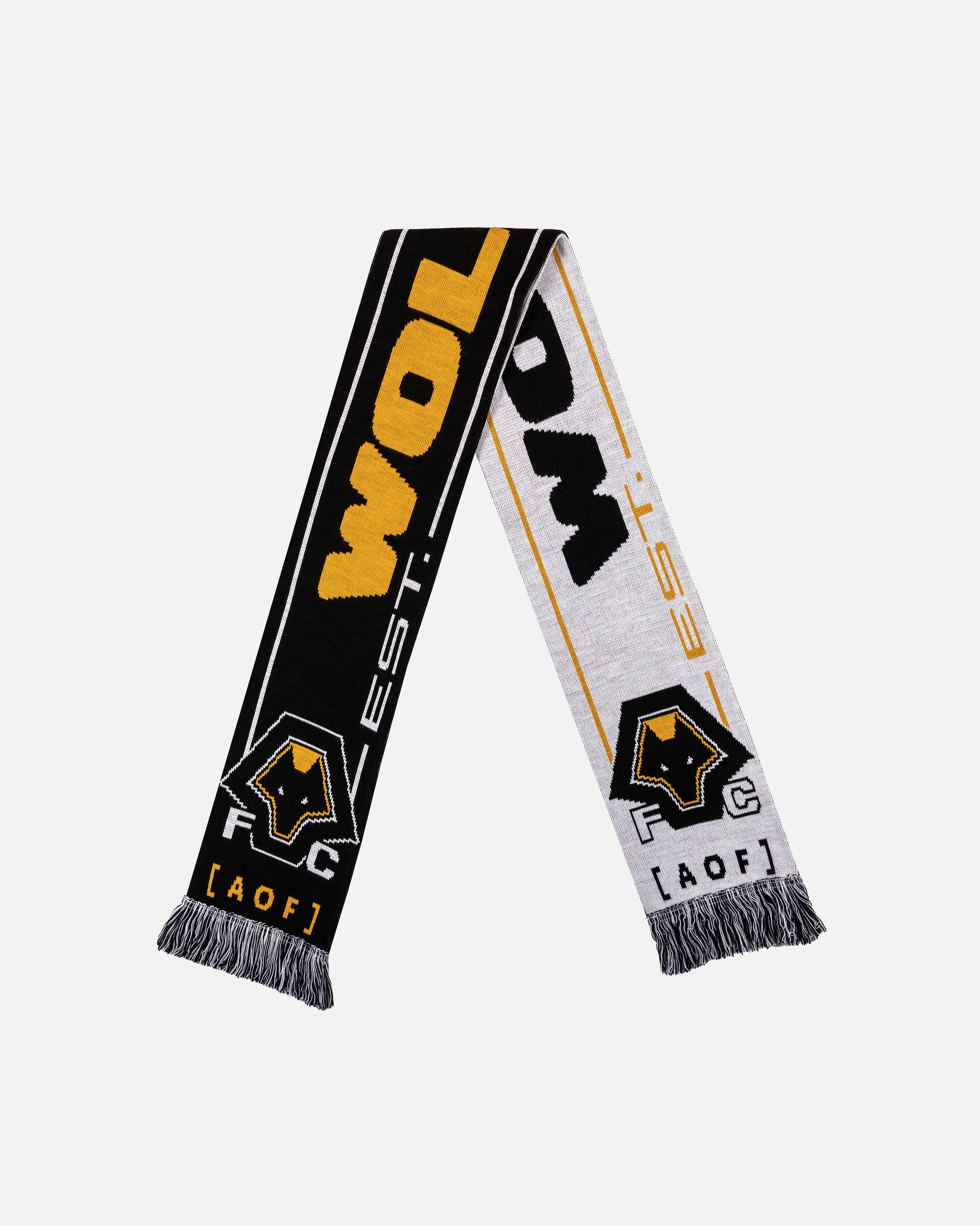 ART OF x Wolves 90s Scarf | WWFC Knitted Football Accessories