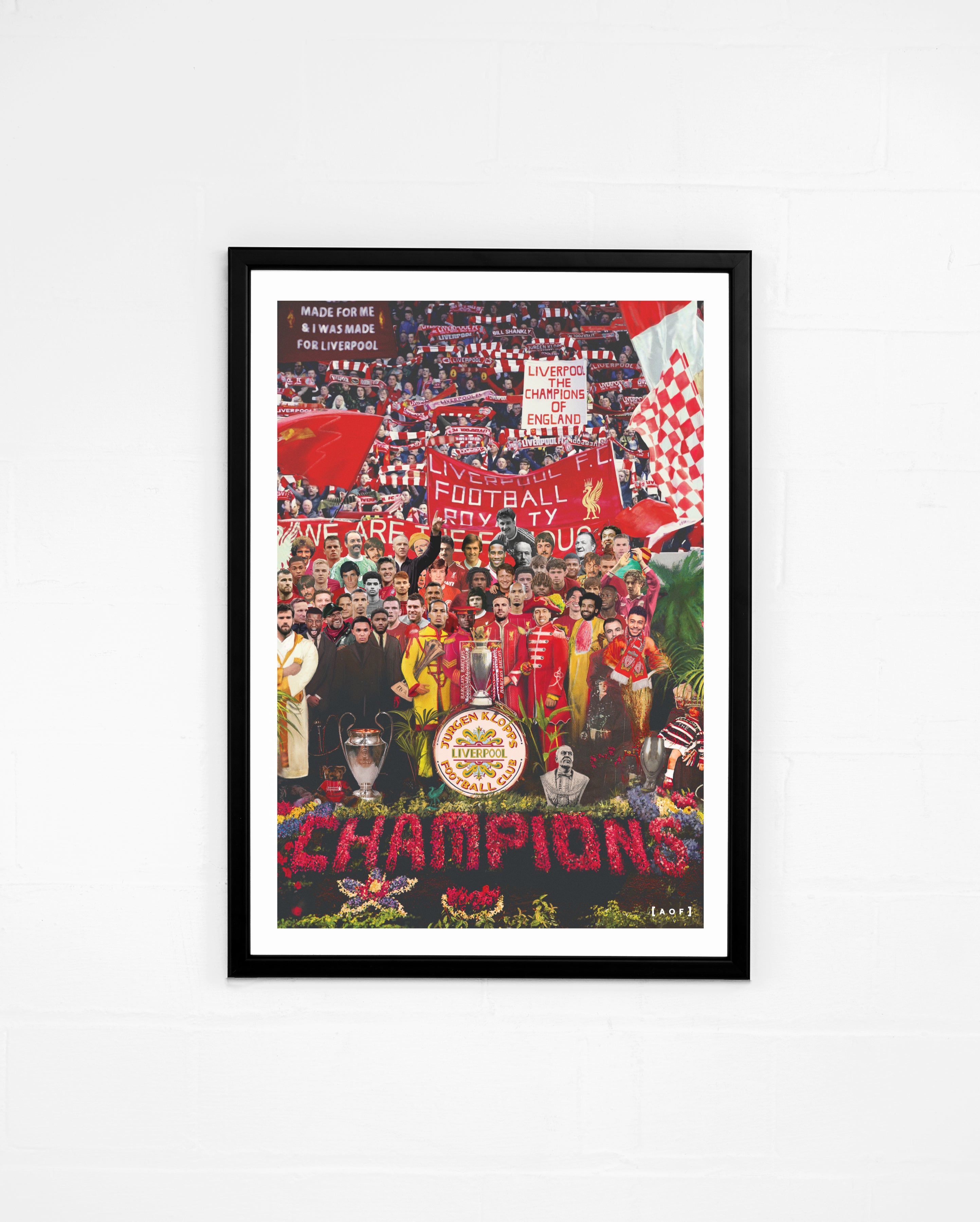 ART OF LFC You'll Never Walk Alone Framed Print | Football Wall Art