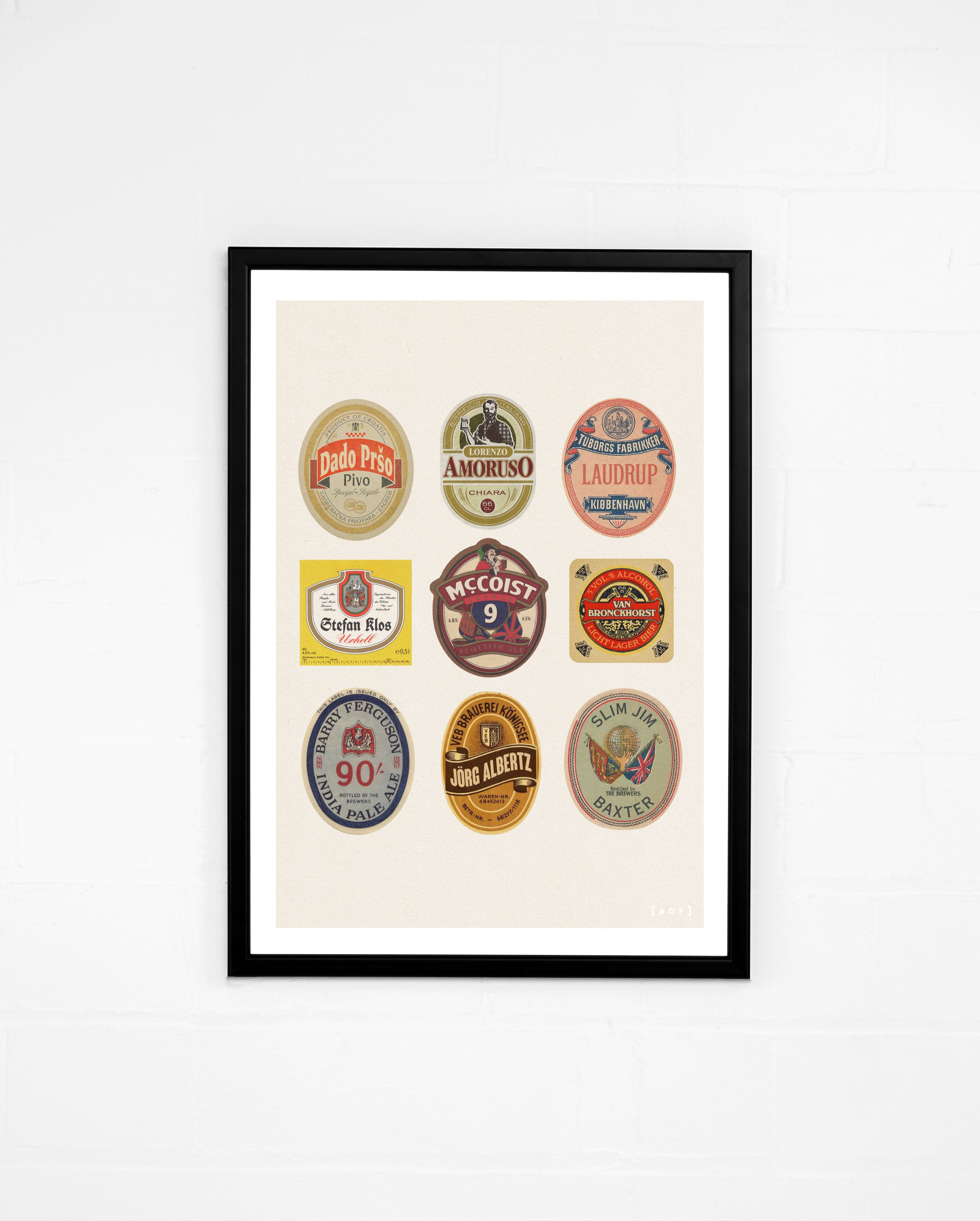 ART OF Ibrox Brewery Framed Print | Rangers Football Wall Art