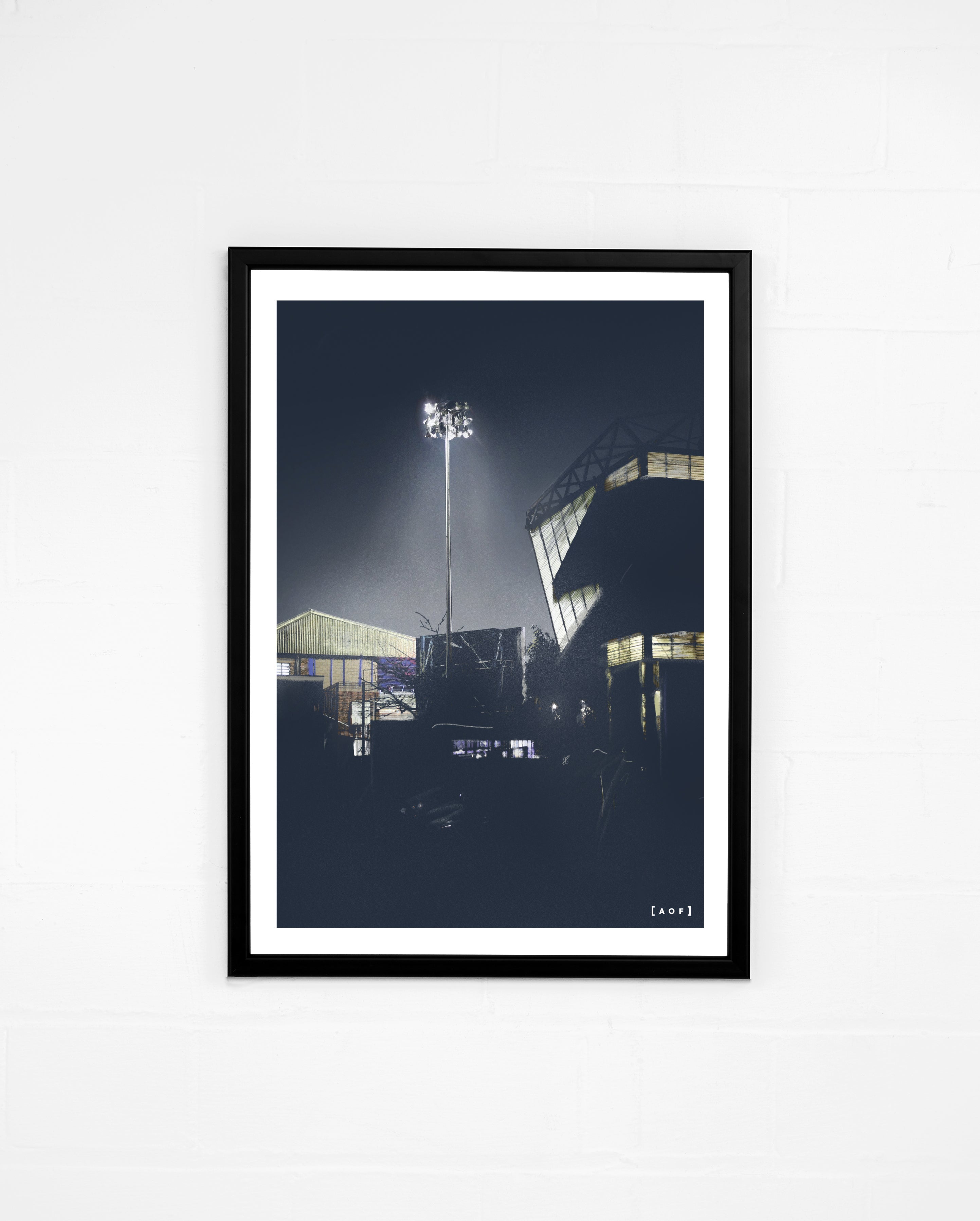ART OF Birmingham St Andrews by Night Framed Print | BCFC Football Art